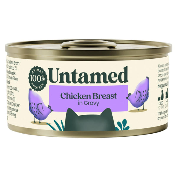 Chicken Breast in Gravy Wet Cat Food 75g
