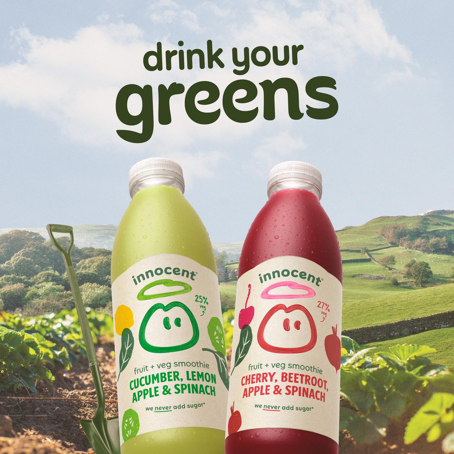 Innocent Cherry Beetroot Apple Spinach Smoothie 250ml, UK version