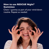 Bach Rescue Night Raspberry Gummies 60 pack - British product