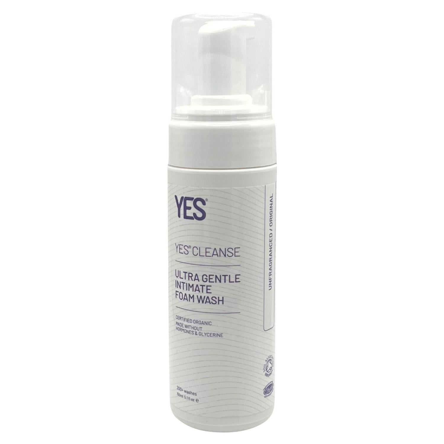 Yes Cleanse intimate foam wash ultra gentle 150ml (British brand)