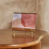 Habitat gold easel photo frame 5x7, UK version