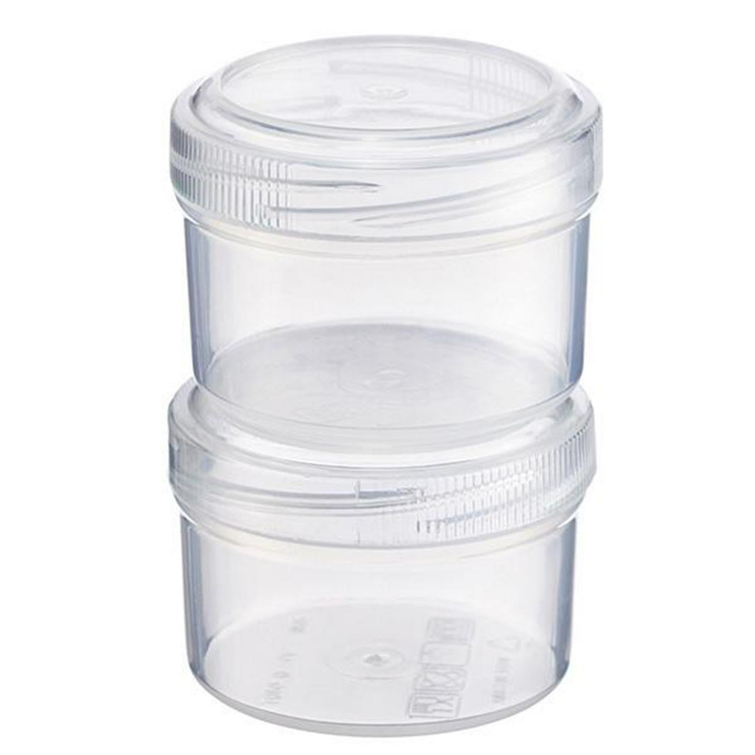 Sainsbury's Clear Plastic Sauce Pots 40ml Pack of 2 (British brand)
