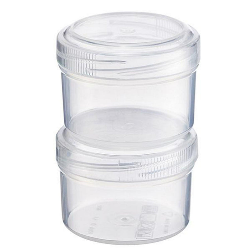 Sainsbury's Clear Plastic Sauce Pots 40ml Pack of 2 (British brand)