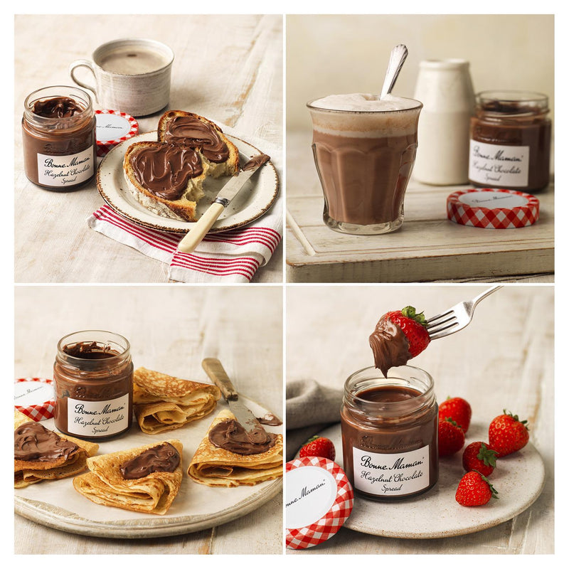 Bonne Maman hazelnut chocolate spread 250g - British product
