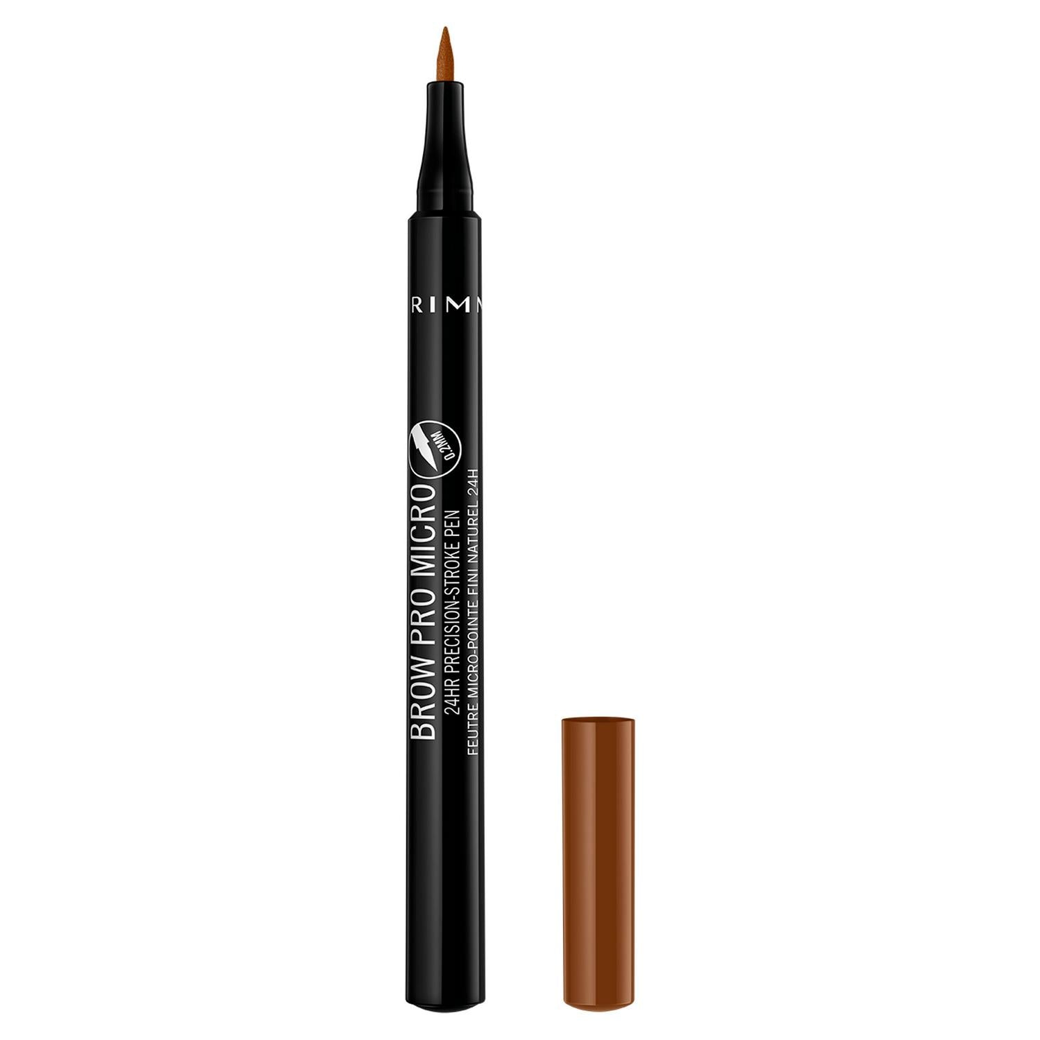 Rimmel London Brow Pen Honey Brown 1ml, imported from the UK