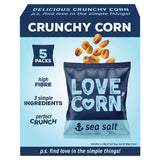 Love Corn sea salt crunch corn snacks 100g pack, UK version