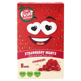 The Fruit Factory Strawberry Fruit Hearts fruit gummies 5x20g, imported from the UK