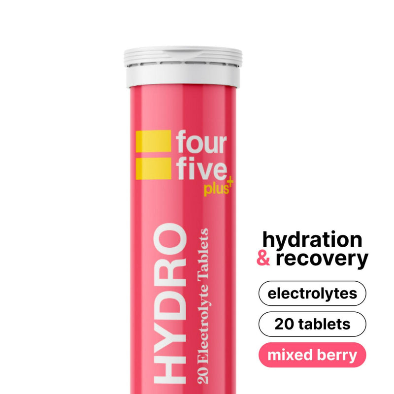 Fourfive Hydro Electrolyte Tablets mixed berry flavour 20ct - British product