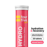 Fourfive Hydro Electrolyte Tablets mixed berry flavour 20ct - British product