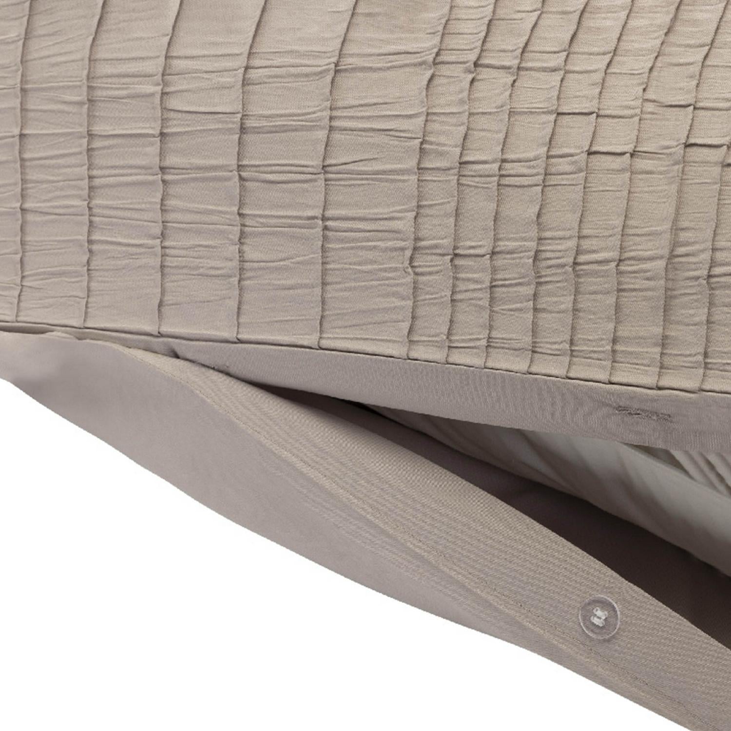 Sainsbury's Home crinkle taupe bedding set - British product