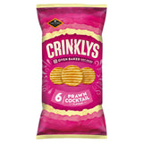 Prawn Cocktail Flavour Crinkled Snack Biscuits 6 x 23g