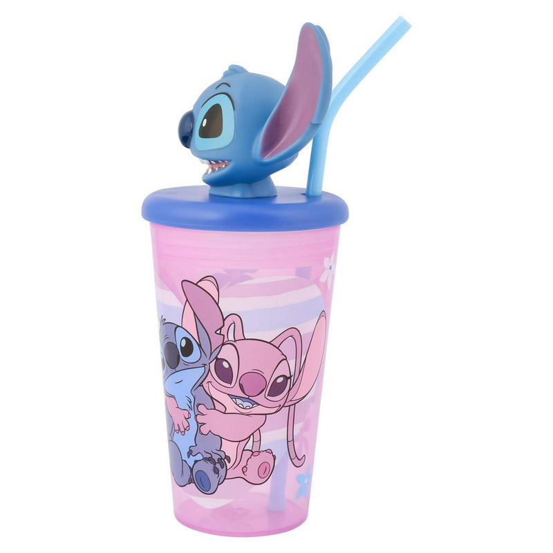 Disney Stitch 3D Head Cup Lilac 444ml - British product