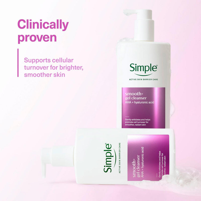 Simple Smooth+ exfoliating gel cleanser 240ml (British brand)