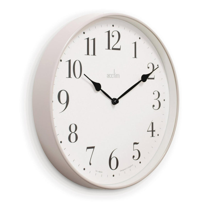Acctim Denham wall clock Mocha 30cm - British product