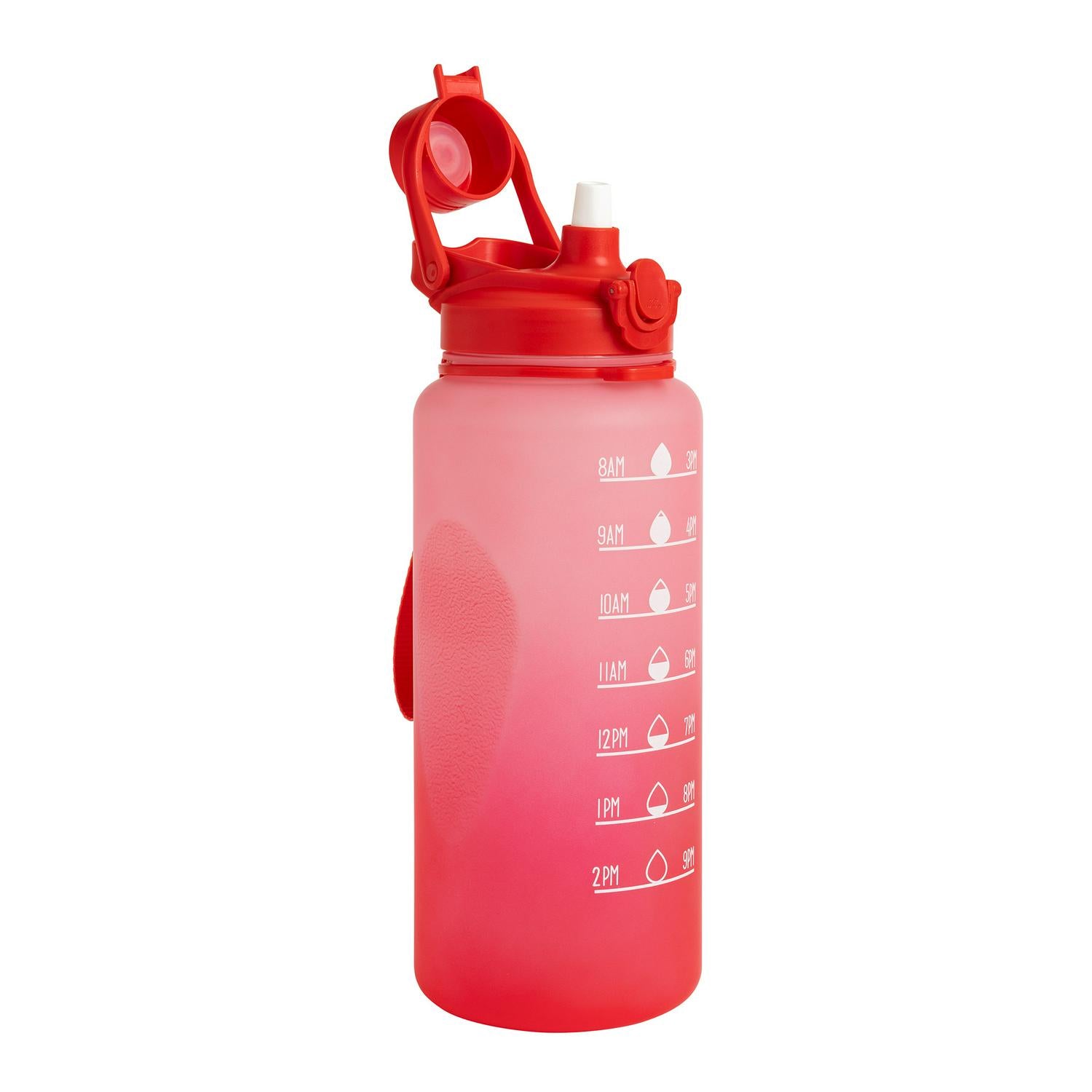 Sainsbury's Home Tracker Bottle red pink ombre 2.2L (British brand)