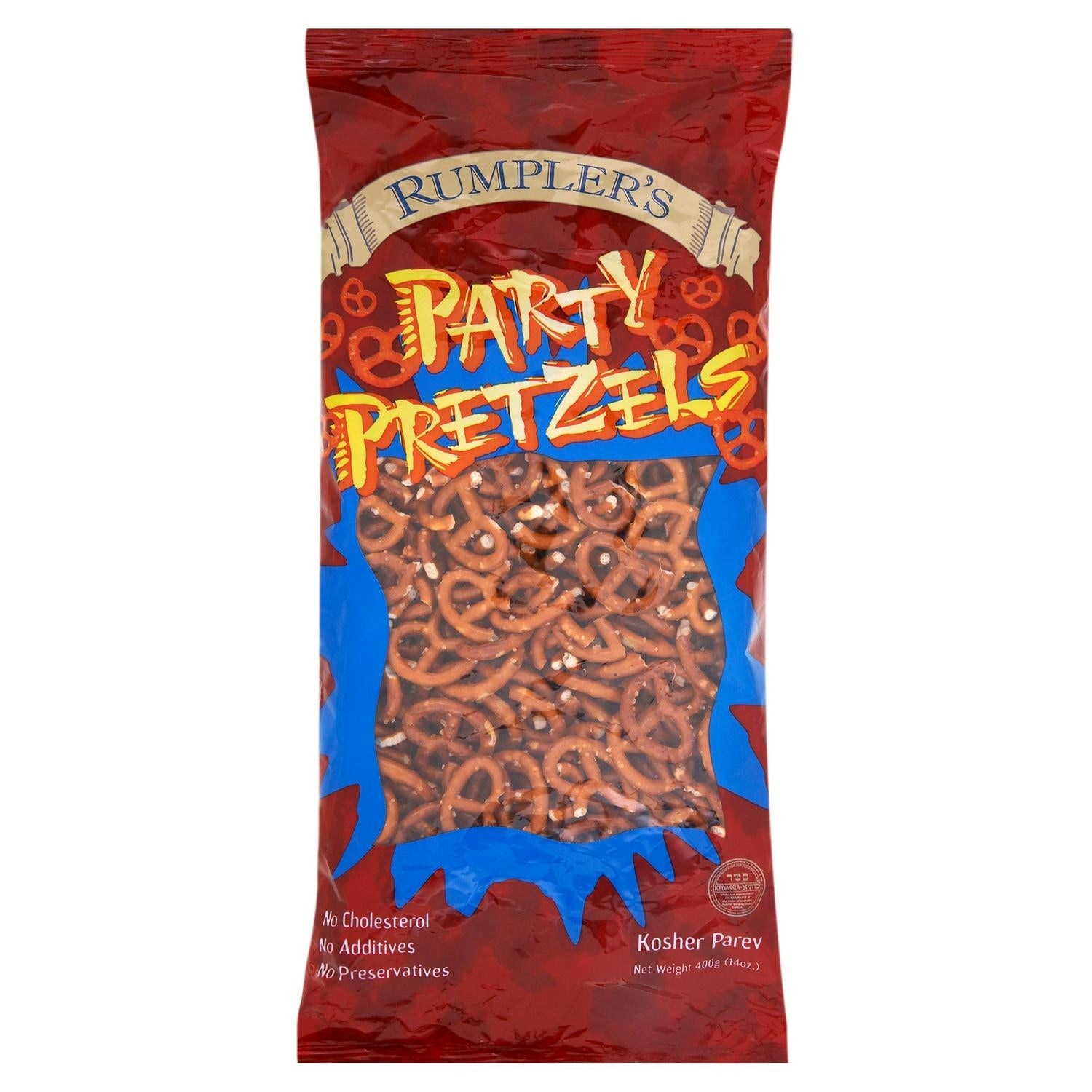 Rumpler's Party Pretzels 350g, imported from the UK