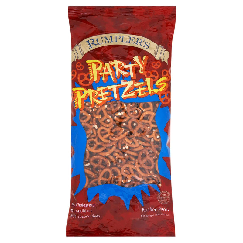 Rumpler's Party Pretzels 350g, imported from the UK