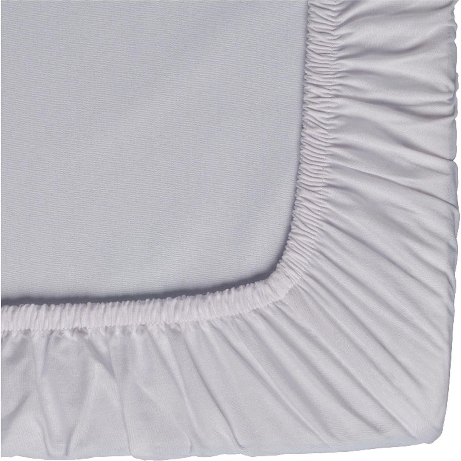 Sainsbury's Home plain fitted sheet white (British brand)