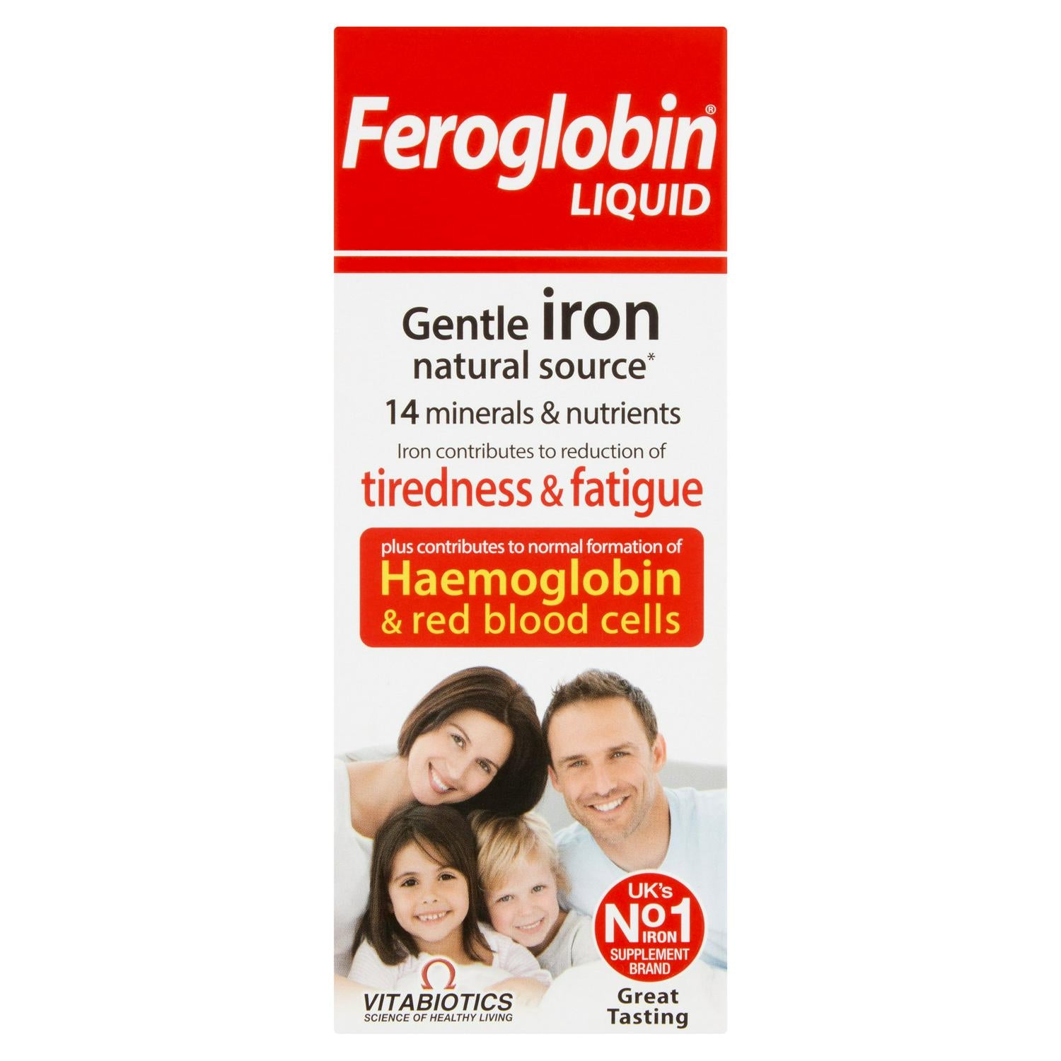 Vitabiotics Feroglobin Liquid Original 200ml - British product