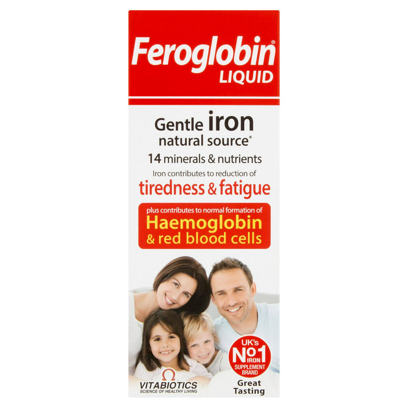 Vitabiotics Feroglobin Liquid Original 200ml - British product