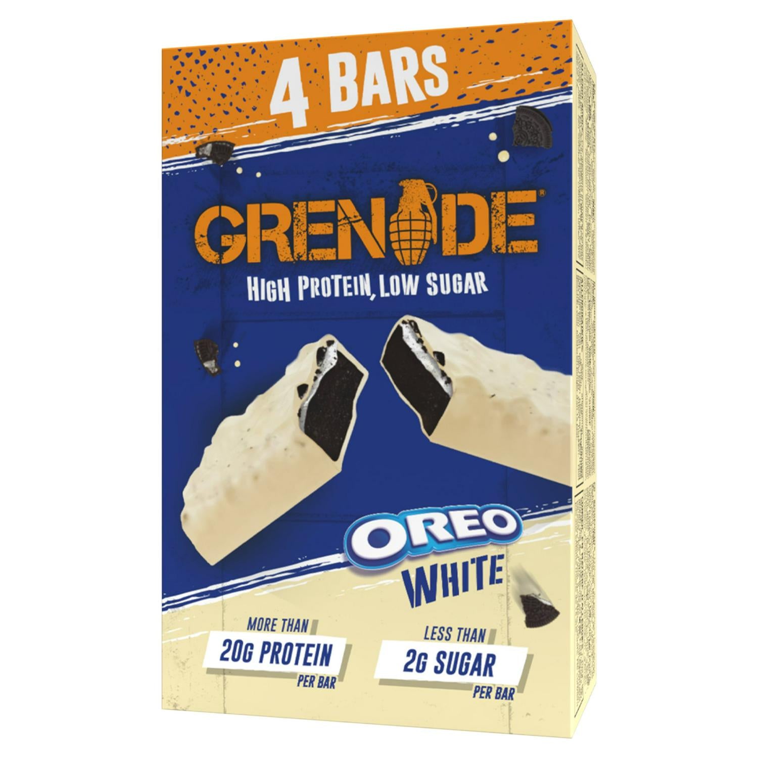 Grenade Oreo White protein bar 4 pack 4x60g, UK version