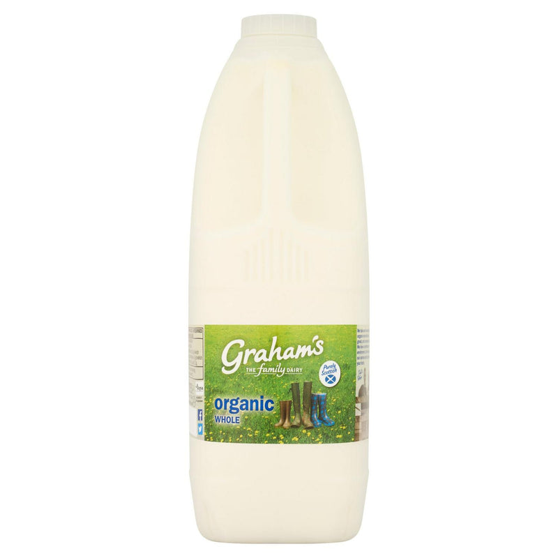 Grahams The Family Dairy Organic Whole Milk 2L