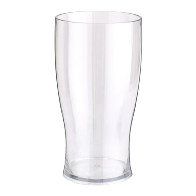 Resirkulerbart klart plastpintglass 568 ml