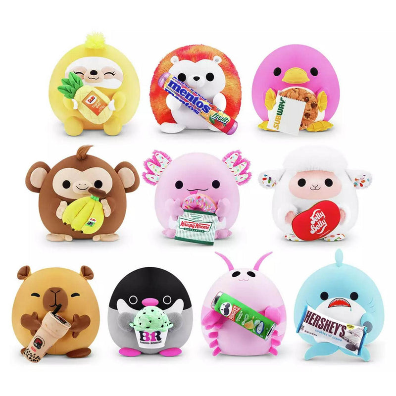 Zuru Snacles plush toy assortment (British brand)