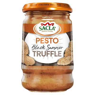 Sainsburys Sacla Black Summer Truffle Pesto 190 g - Kjøp på nett hos McGrocer