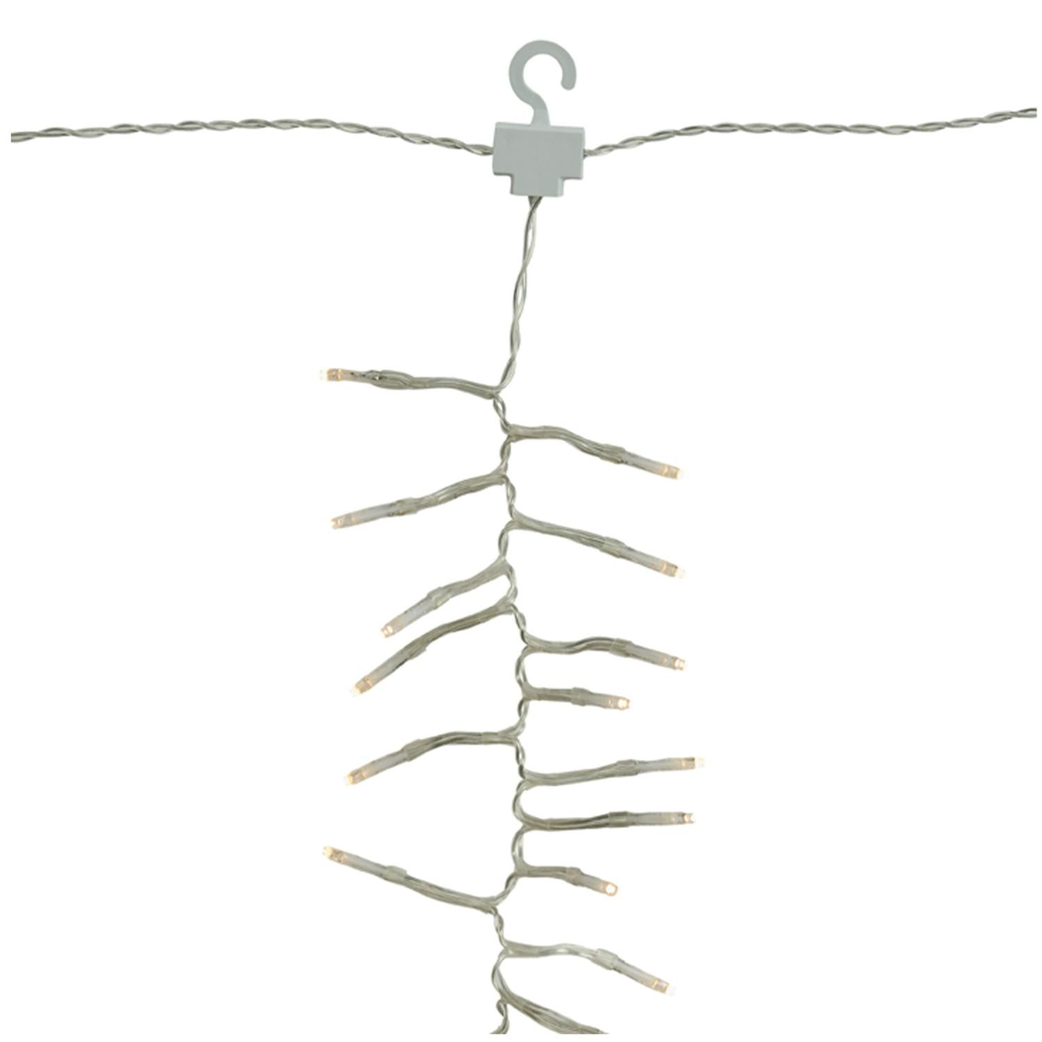 Habitat 390 warm white LED Christmas tree light string, UK version