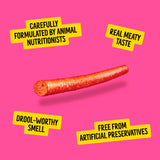 Bonkers BBQ beef dog treats 85g - British product