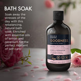 Baylis & Harding Rose Geranium Bath Soak 500ml - British product
