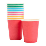 Sainsbury's Home rainbow paper cups pack of 10 (British brand)