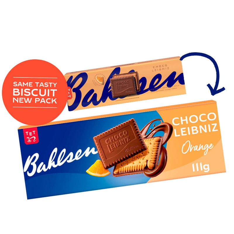 Bahlsen Choco Leibniz Orange 111g - German product