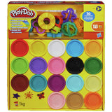 Play-Doh Super Colour Kit 18 Colours imported from the UK