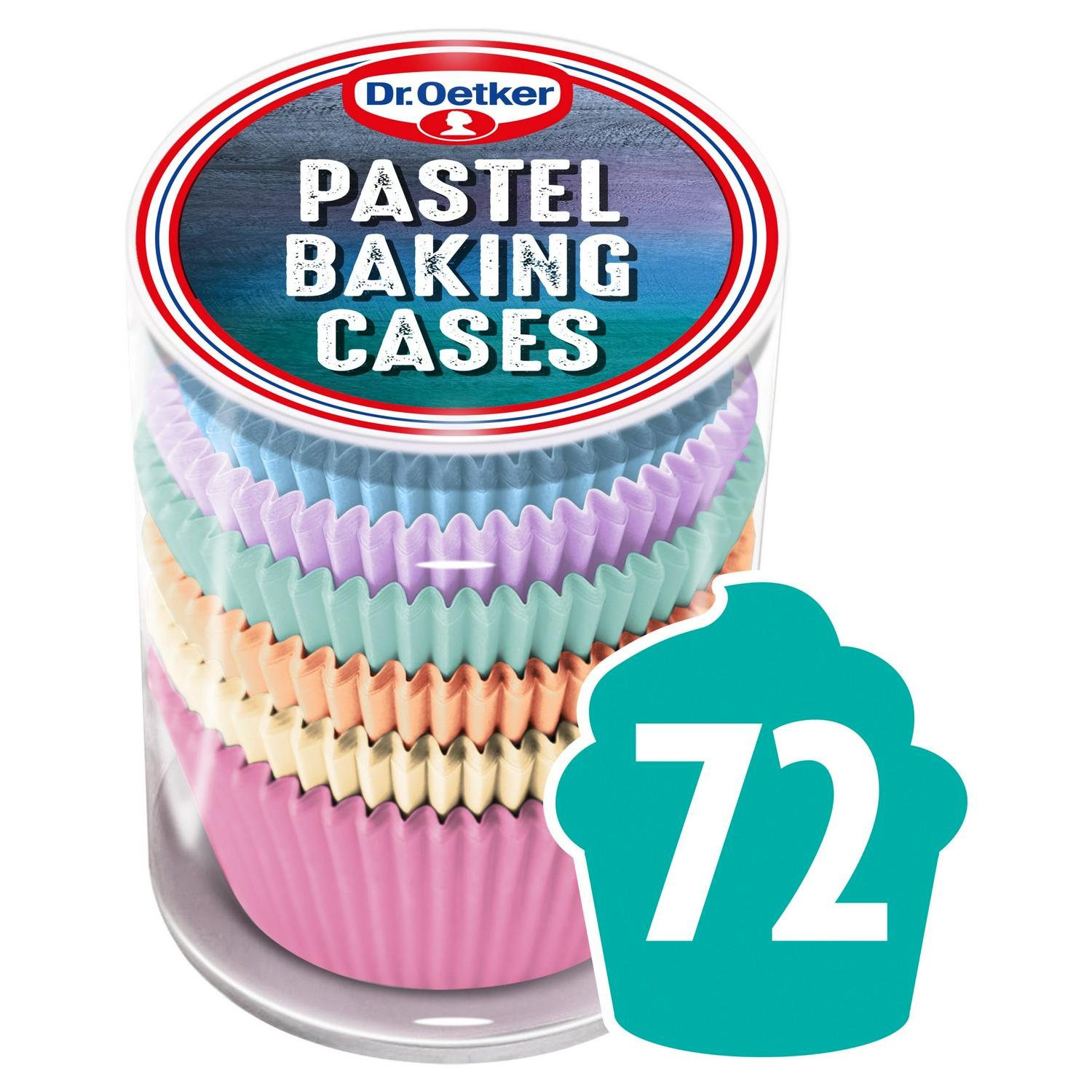 Dr. Oetker Pastel Cupcake Cases 72 Pack - British product