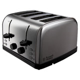 Russell Hobbs 4 Slice Toaster Stainless Steel Brushed, imported from the UK