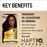 Permanent Oil-Based Hair Dye for Dark Hair with Grey Coverage