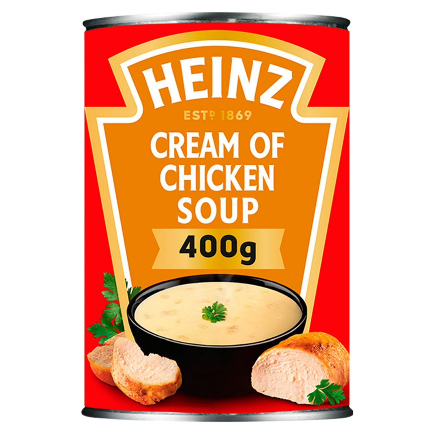 Heinz Low Fat Cream of Chicken Soup 400g, UK version