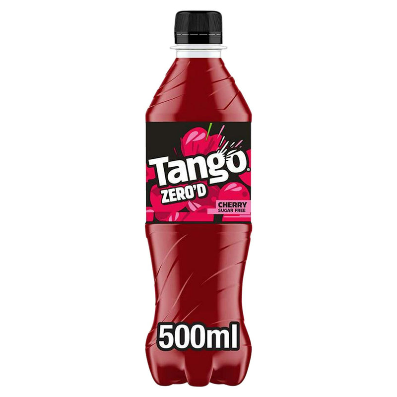 Tango Cherry Sugar Free Fizzy Drink 500ml (British brand)