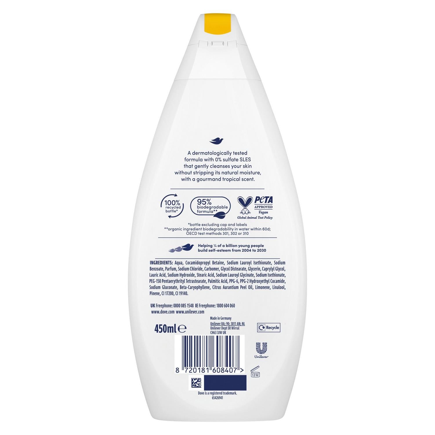 Dove Body Wash Creamy Indulge 450ml