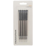 Sainsbury's Home Mechanical Pencils Black 5pk (British brand)