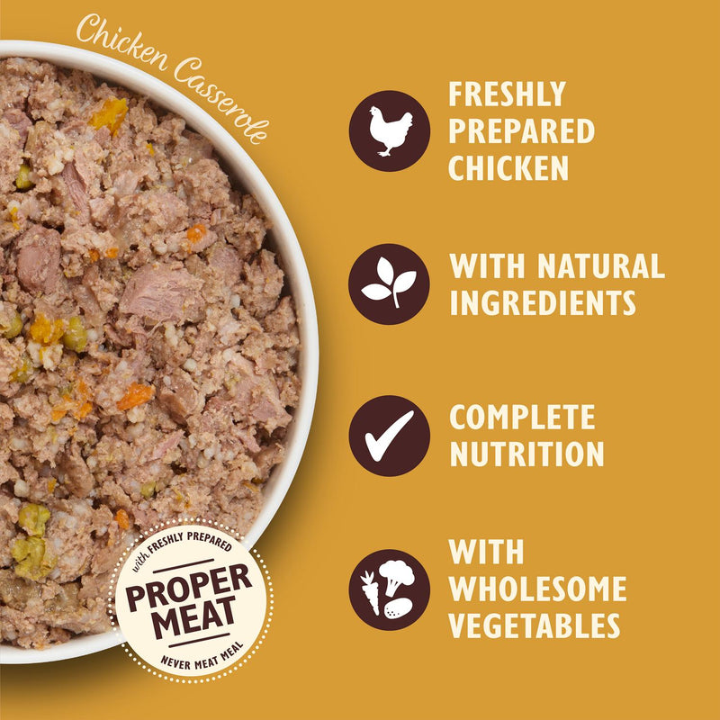 Lily's Kitchen Chicken & Turkey Casserole Adult Wet Dog Food 150g, UK version