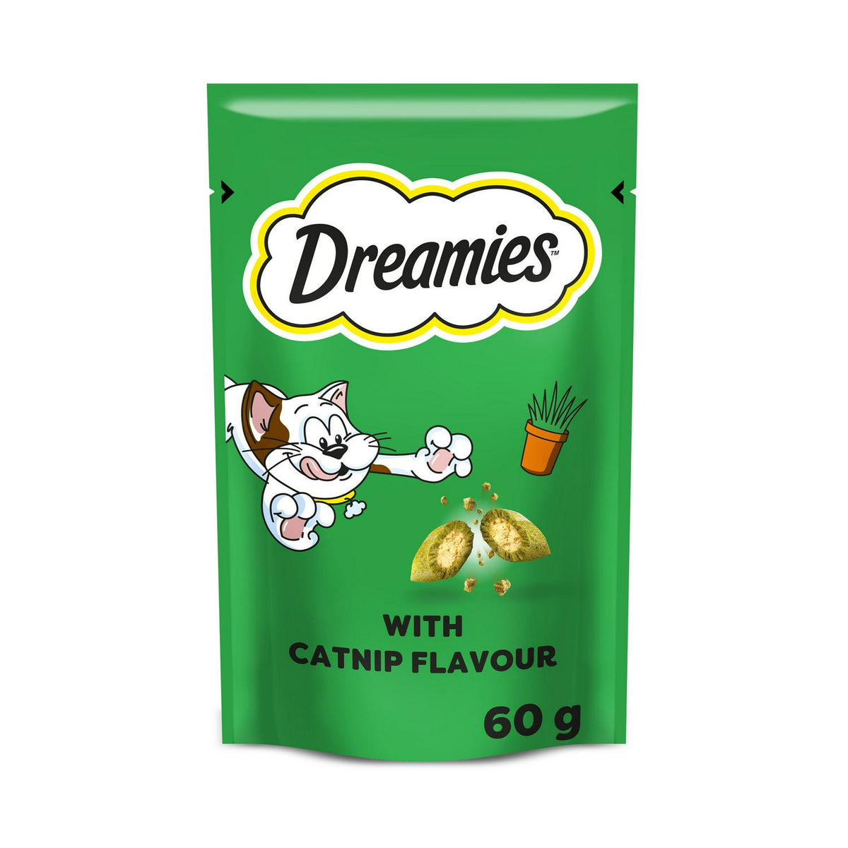 Dreamies Biscuits with Catnip Cat Treats 60g