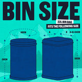 Beast pedal bin bags drawstring 15 pack - British product