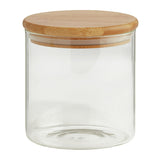 Habitat Round Glass Jar With Bamboo Lid 660ml