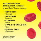 Bach Rescue Blackcurrant Pastilles 50g - British product