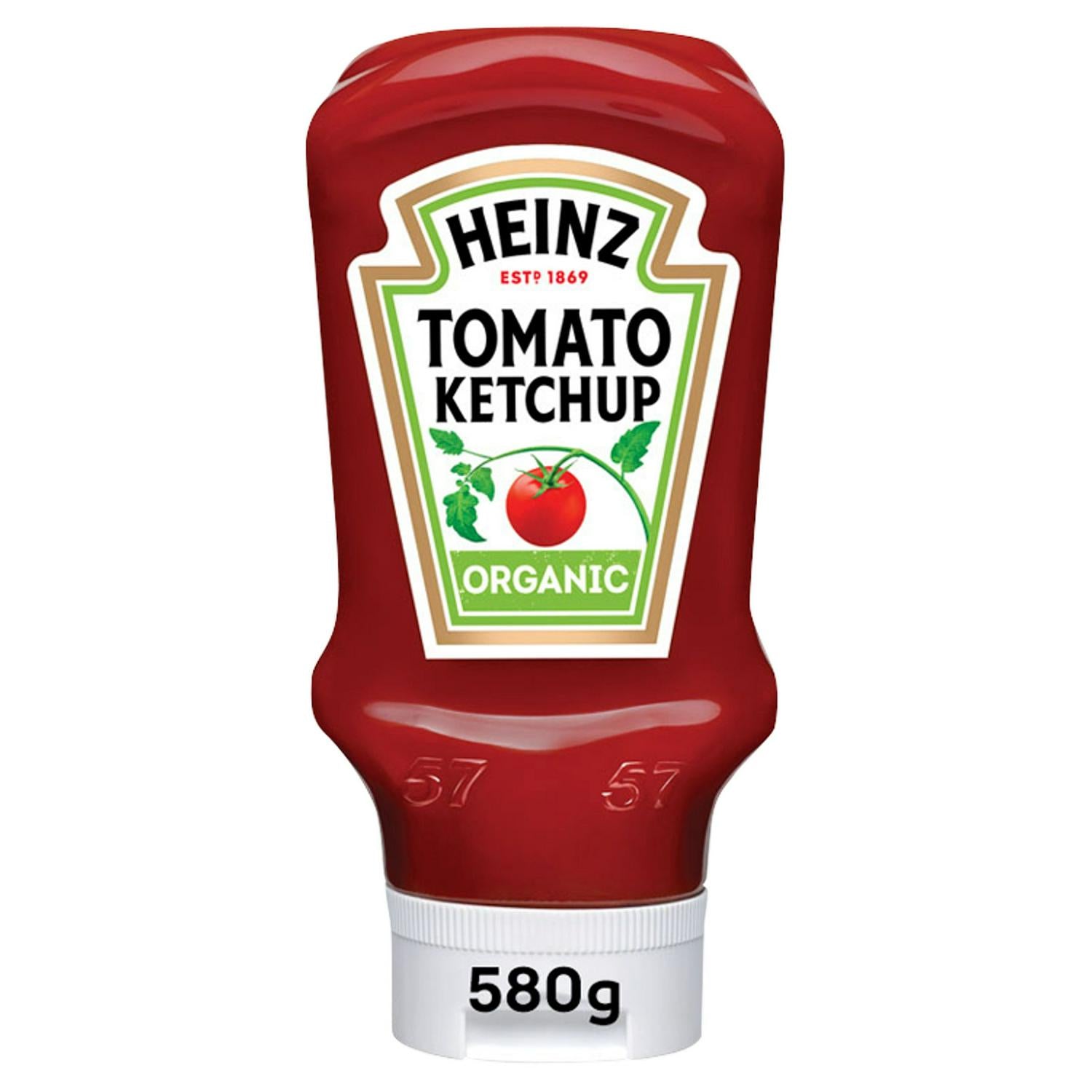 Heinz Organic Tomato Ketchup 580g, imported from the UK