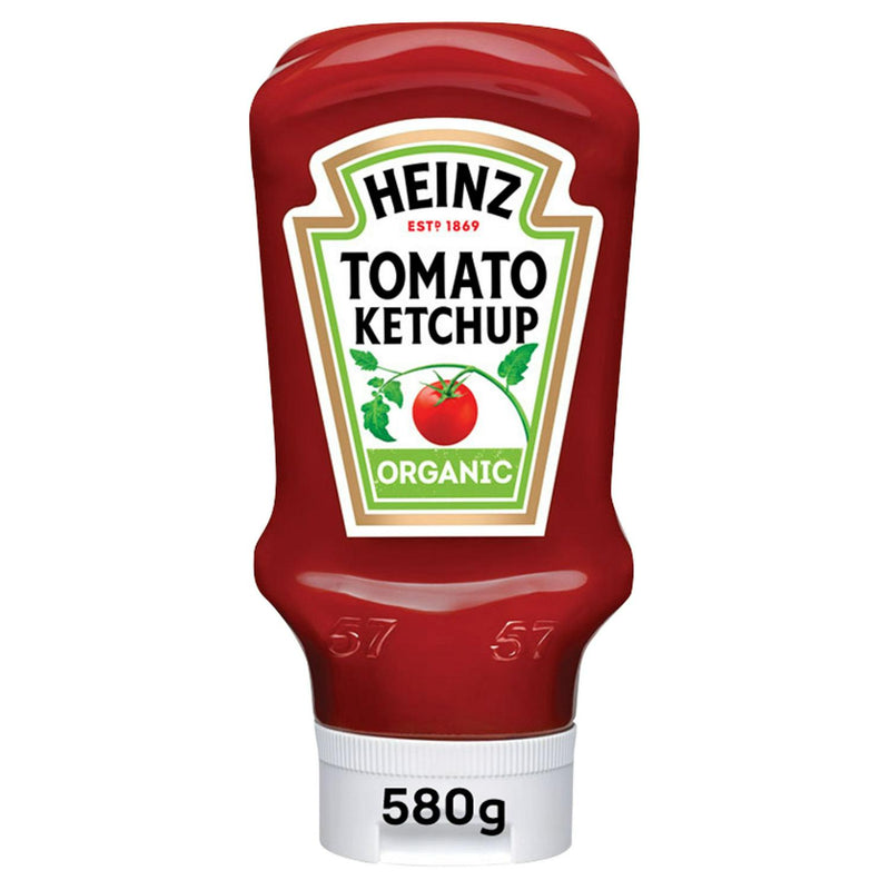 Heinz Organic Tomato Ketchup 580g, imported from the UK