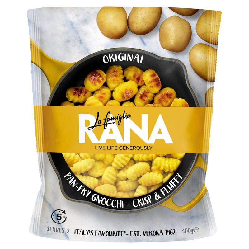 Rana Pan Fried Gnocchi Original 300g, imported from the UK
